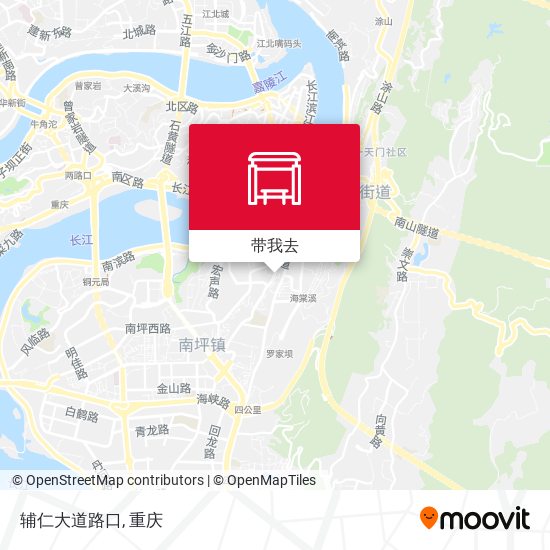辅仁大道路口地图