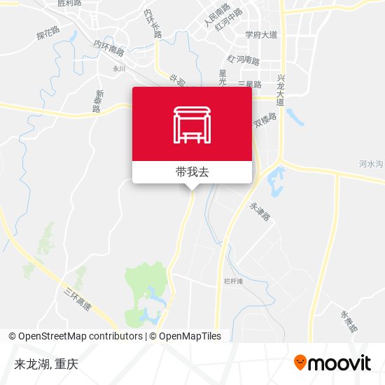 来龙湖地图