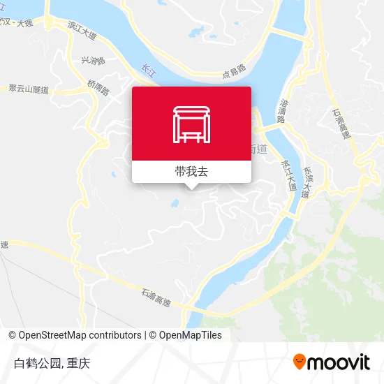白鹤公园地图