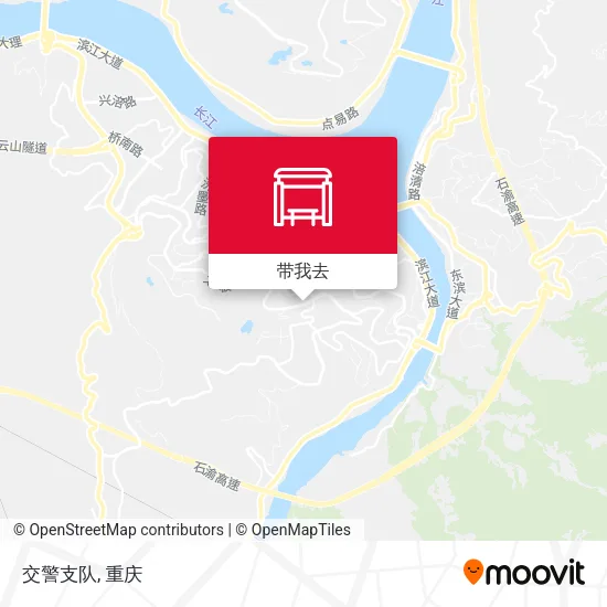 交警支队地图