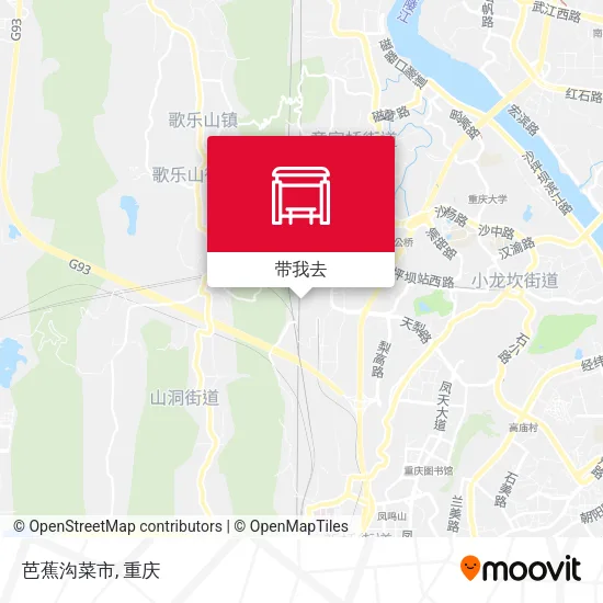 芭蕉沟菜市地图