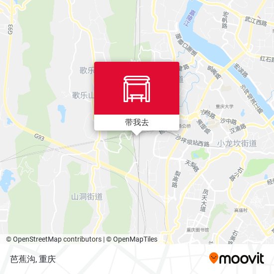 芭蕉沟地图