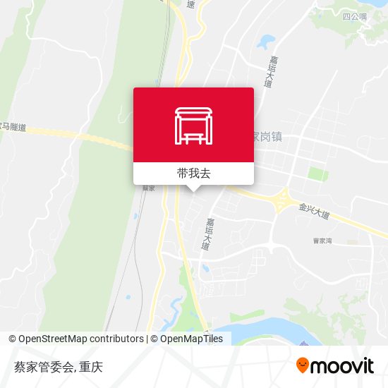 蔡家管委会地图