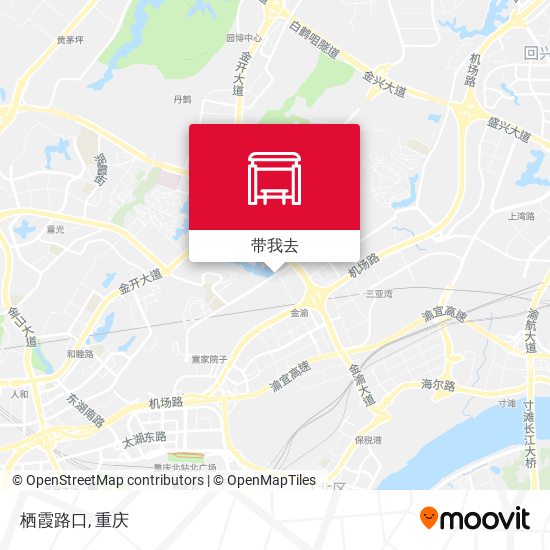 栖霞路口地图
