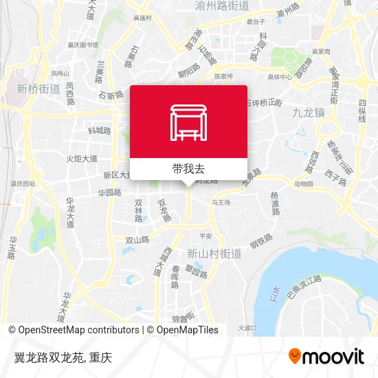 翼龙路双龙苑地图