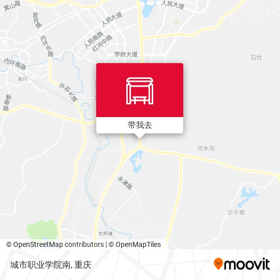 城市职业学院南地图