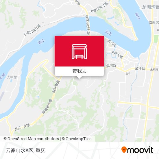 云篆山水A区地图