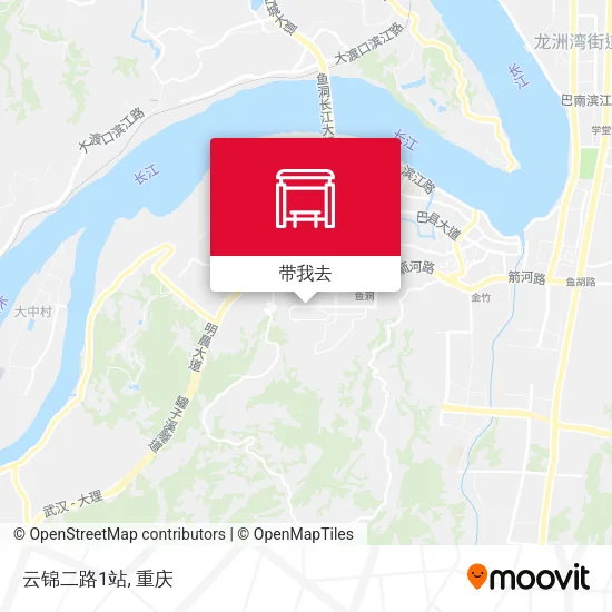 云锦二路1站地图