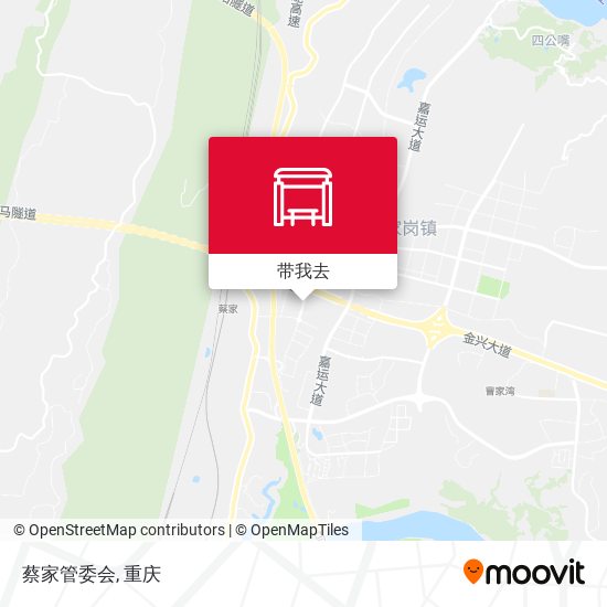 蔡家管委会地图