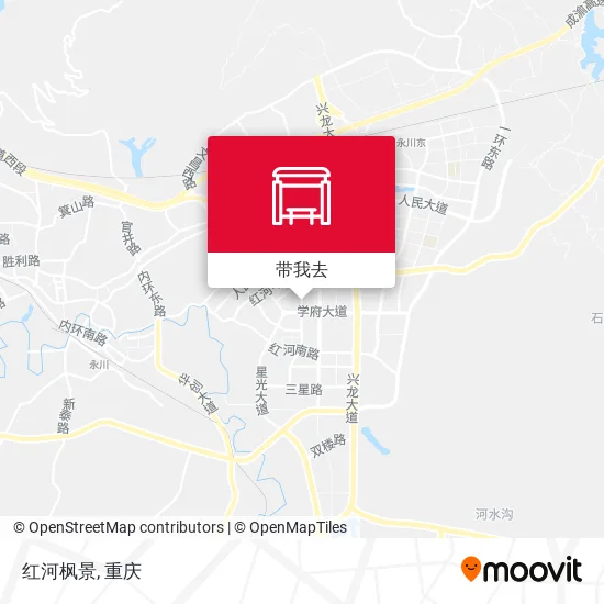 红河枫景地图