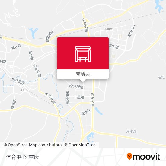 体育中心地图