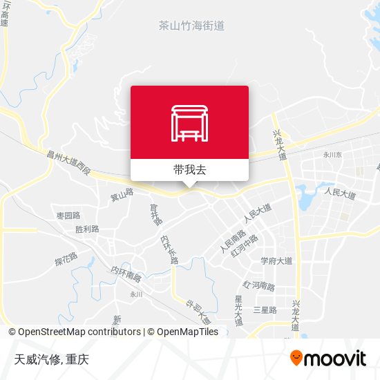 天威汽修地图