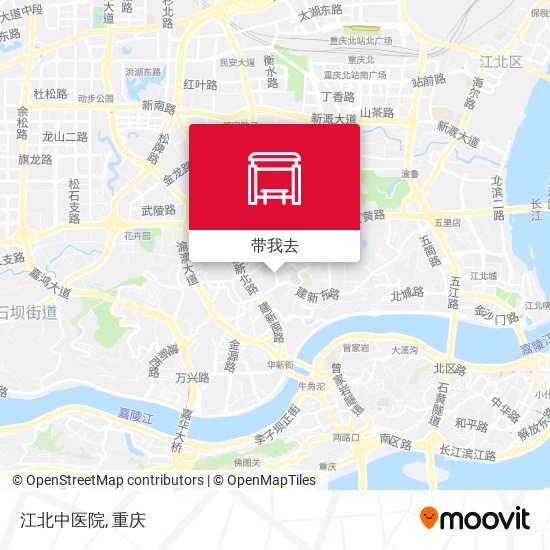 江北中医院地图