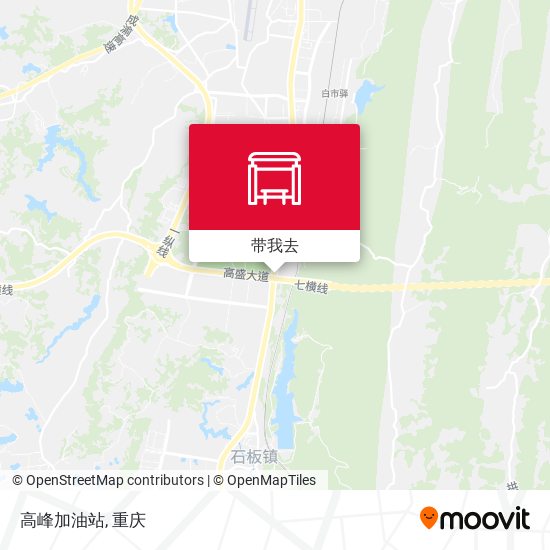 高峰加油站地图