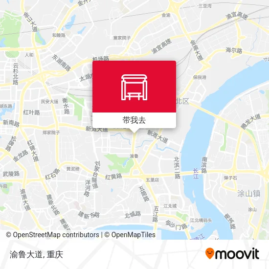 渝鲁大道地图