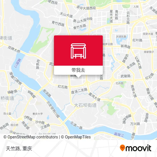天竺路地图