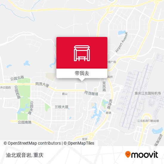 渝北观音岩地图