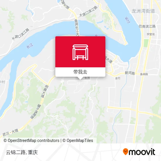 云锦二路地图