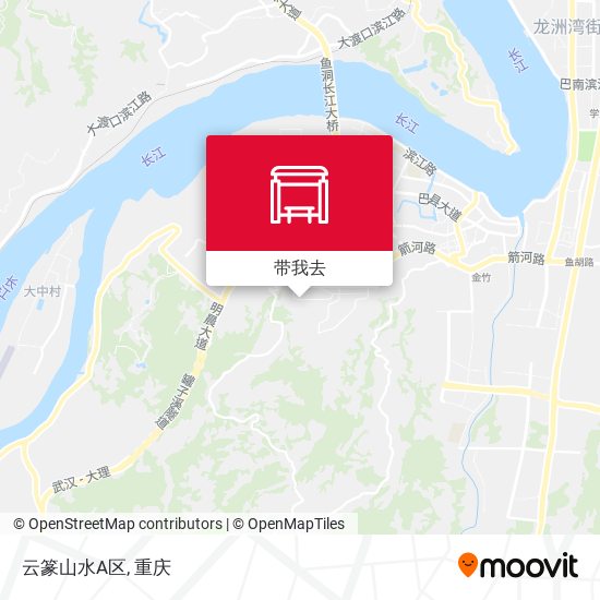 云篆山水A区地图