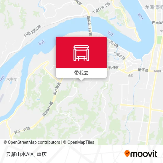云篆山水A区地图