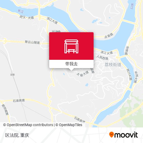区法院地图