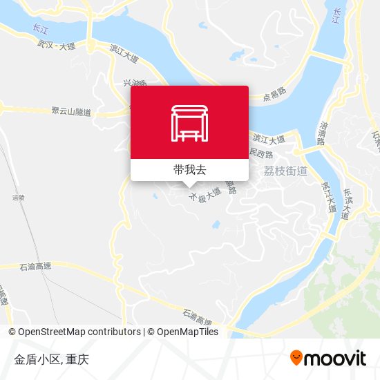 金盾小区地图