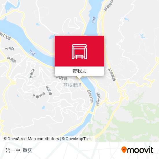 涪一中地图