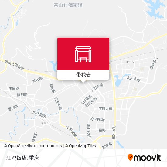 江鸿饭店地图
