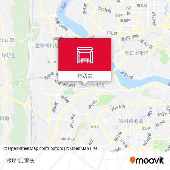 沙坪坝地图