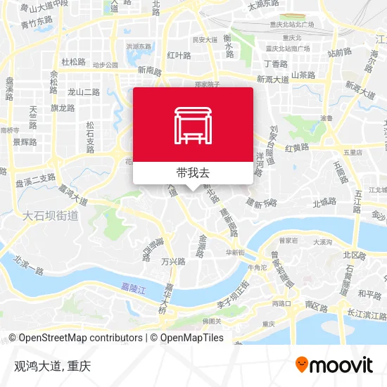 观鸿大道地图