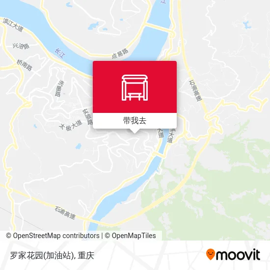 罗家花园(加油站)地图