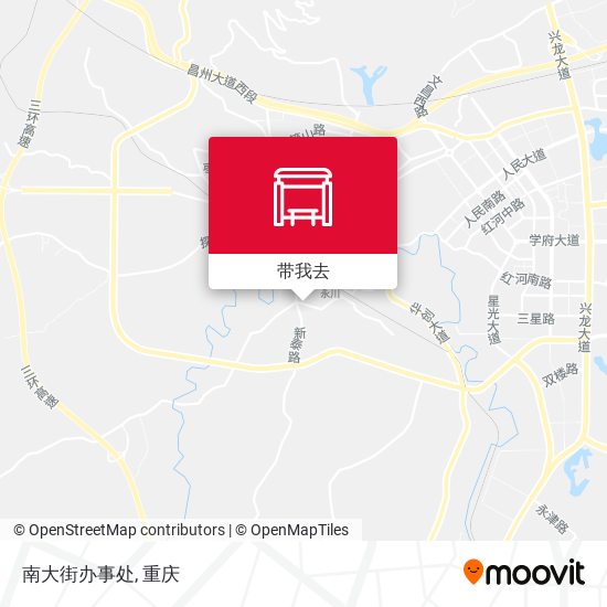 南大街办事处地图