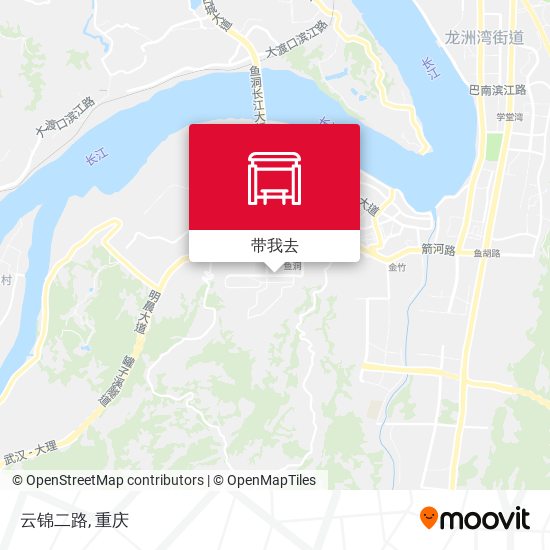 云锦二路地图
