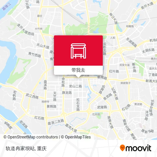 轨道冉家坝站地图