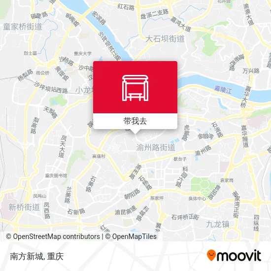 南方新城地图