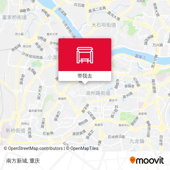 南方新城地图