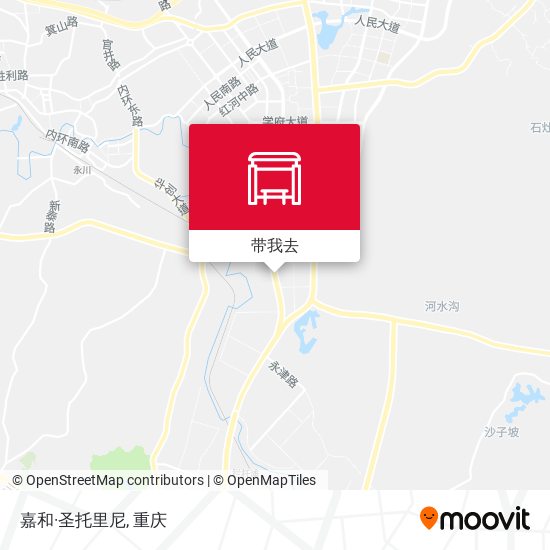 嘉和·圣托里尼地图