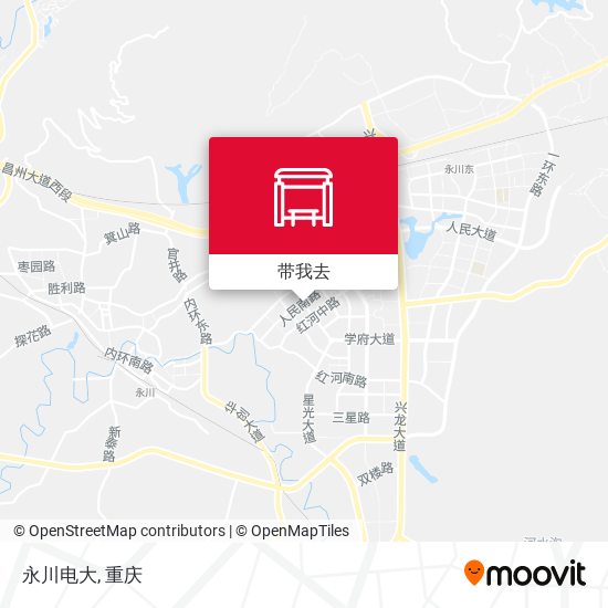 永川电大地图