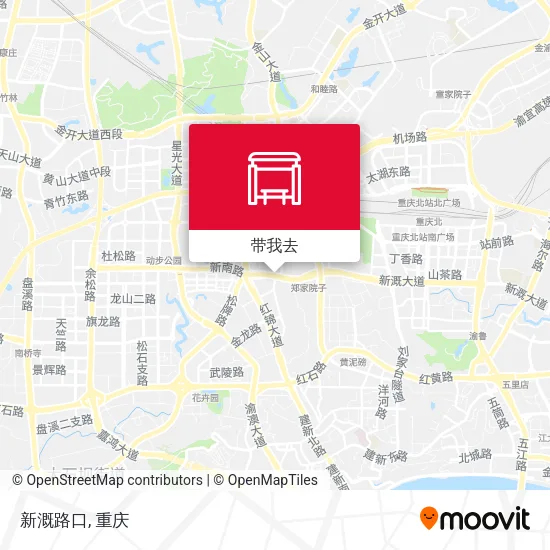 新溉路口地图