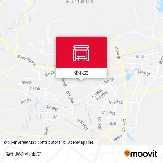 望北路3号地图