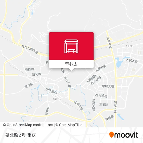 望北路2号地图