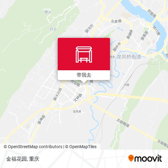 金福花园地图