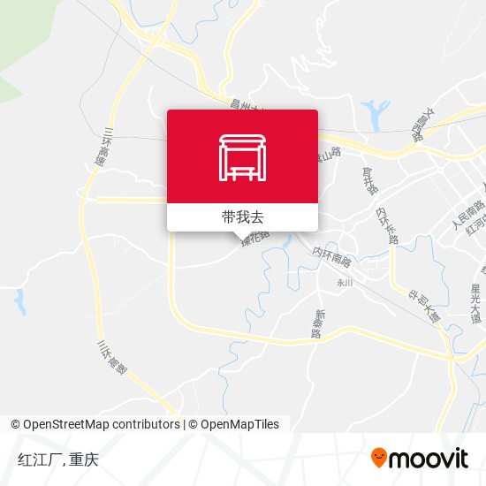 红江厂地图