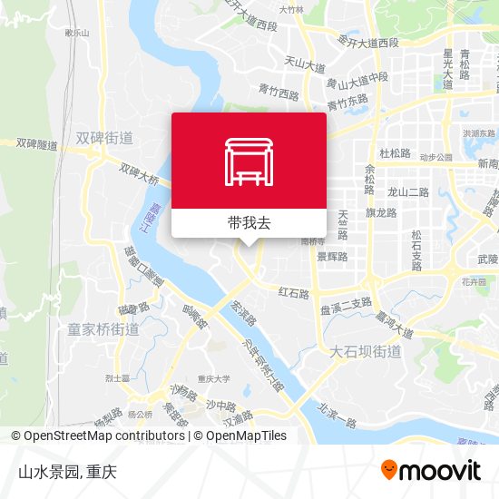 山水景园地图