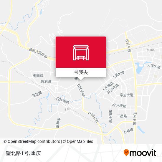 望北路1号地图