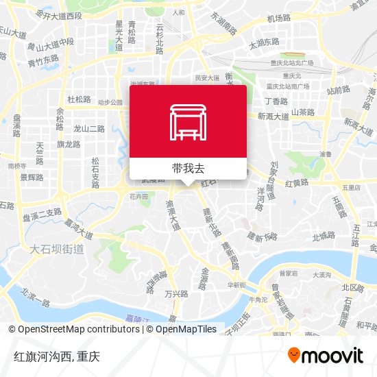 红旗河沟西地图