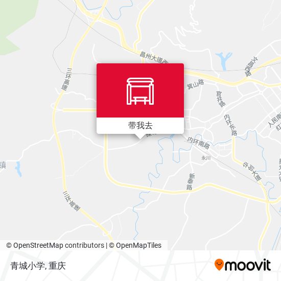 青城小学地图
