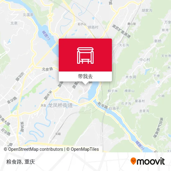 粮食路地图