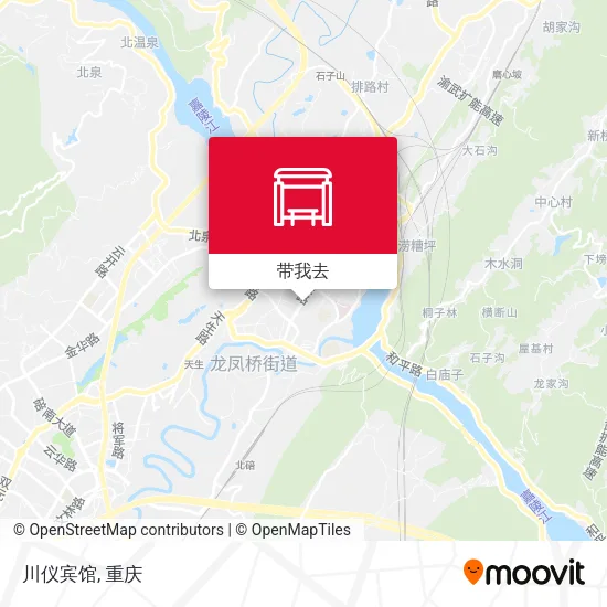 川仪宾馆地图