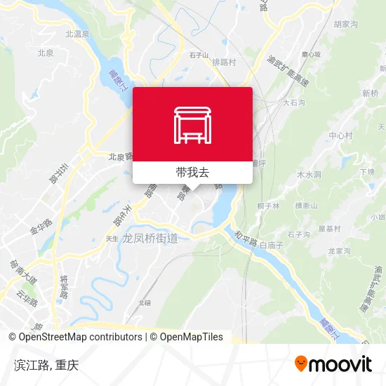 滨江路地图